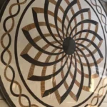 فروش پنل سنگ معرق گرد طرح مارپیچ و چرخشی